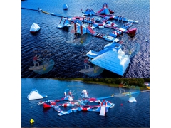 TUV parque acuático de agua gigante parque acuático flotante inflables
 de hinchables asiáticos
