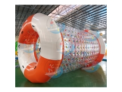 Inflatable Water Park Business Plan, Multi-Colors Water Roller Ball & Lakes Entrance Aqua Park